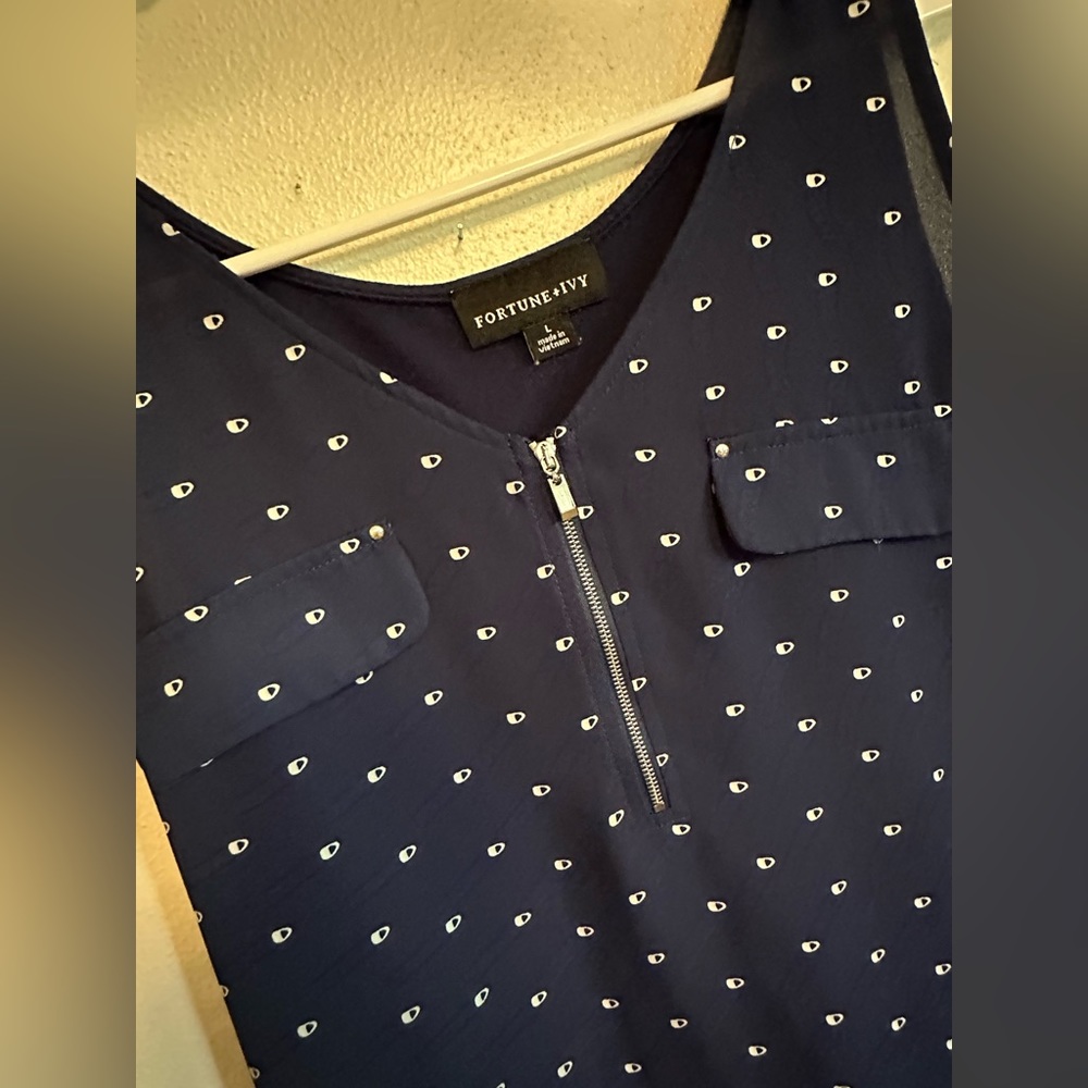 Mixed Material Blouse - image 6